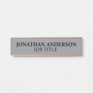 Modernes, Berufliches Bürozeichen Türschild