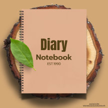 Modernes, Berufliches Design niedlich rosa Tagebuc