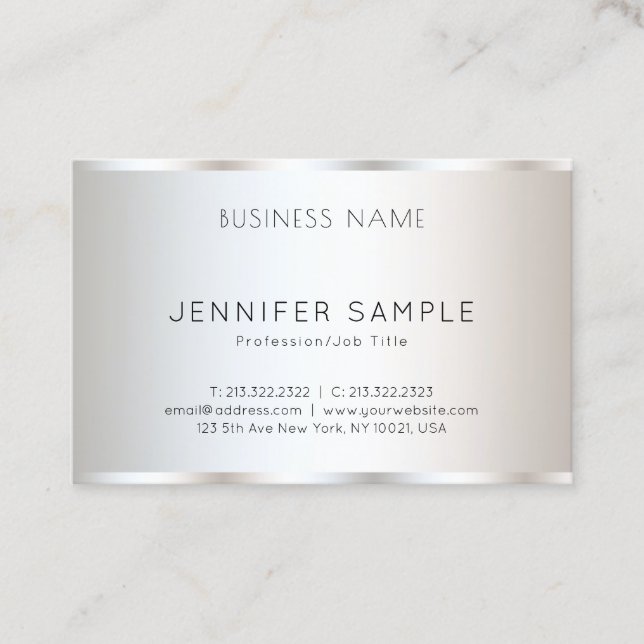 Modernes, Berufliches Design Visitenkarte (Vorderseite)