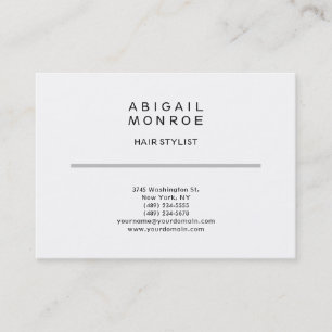 Modernes Berufliches, einfaches Schlichtes Templat Visitenkarte