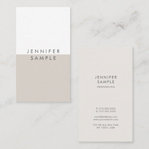 Modernes Berufliches Einfaches Template Elegant Visitenkarte