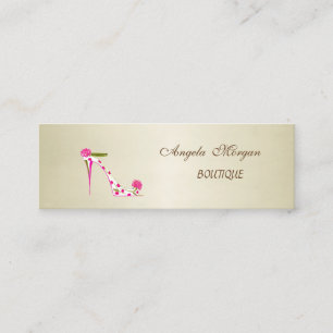 Modernes Berufliches Elegant Stilvoll gestylt - Fe Mini Visitenkarte