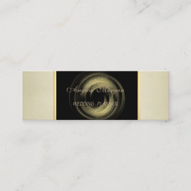 Modernes Berufliches Elegant Stilvoll Mini Visitenkarte (Vorderseite)