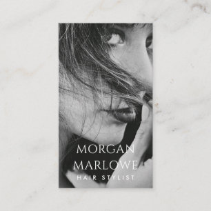 Modernes, Berufliches Foto für Friseure Visitenkarte