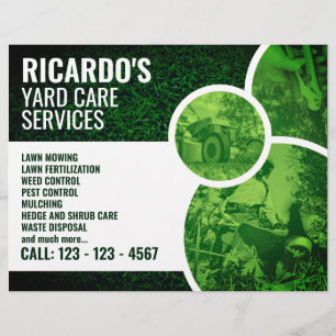 Modernes berufliches Grün Flyer