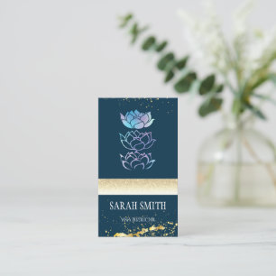 Modernes berufliches Grün holografisch Visitenkarte