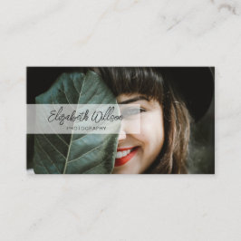 Modernes Berufliches handgeschriebenes Skriptüberl Visitenkarte