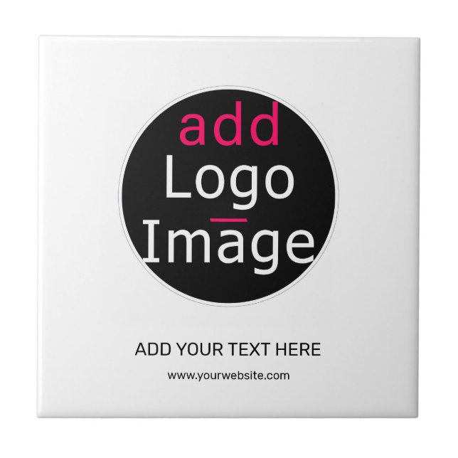 Modernes, Berufliches, individualisierbares Busine Fliese (Vorderseite)