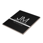 Modernes Berufliches Minimaldesign | Schwarz und W Fliese<br><div class="desc">Moderne,  vollständig anpassbare Designvorlage. Bearbeiten,  wie Sie wollen!</div>