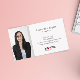 Modernes Berufliches Realtor Real Anwesen Foto hin Visitenkarte