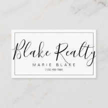 Modernes Berufliches Realtor Realty