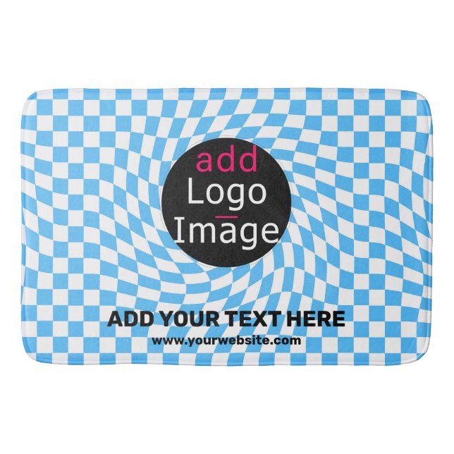 Modernes Berufliches Schachbrett für kundenspezifi Badematte (Vorderseite)