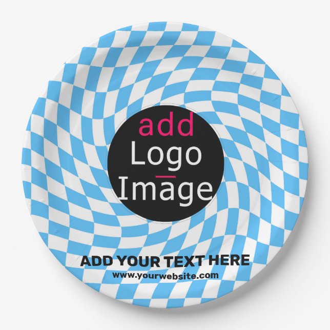 Modernes Berufliches Schachbrett für kundenspezifi Pappteller (Vorderseite)