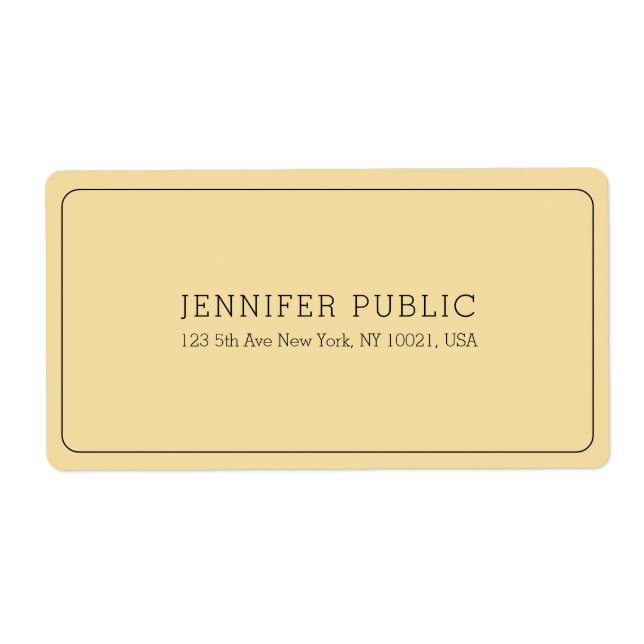 Modernes, Berufliches Template Gold Shipping (Vorne)