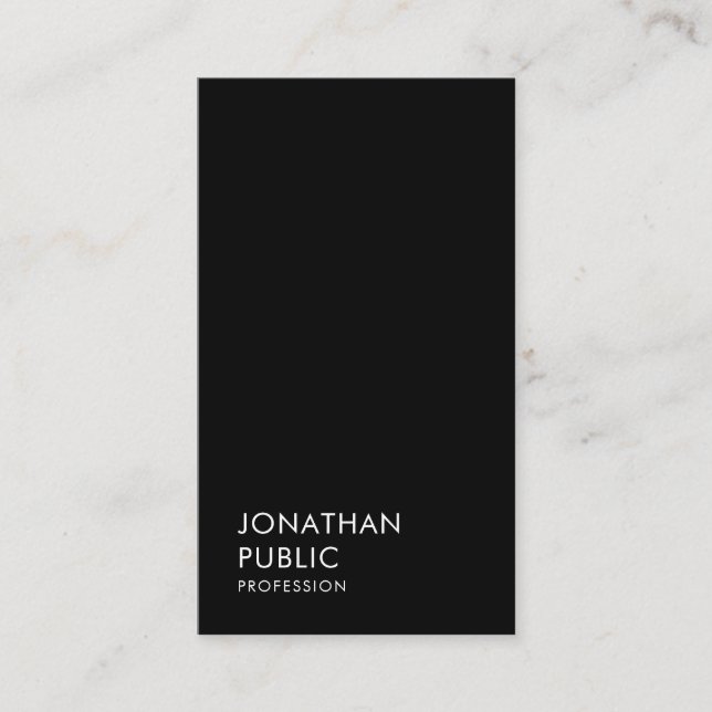 Modernes Berufliches Template Minimalistisch Visitenkarte (Vorderseite)