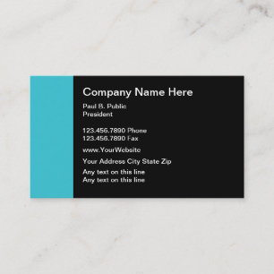 Modernes berufliches visitenkarte