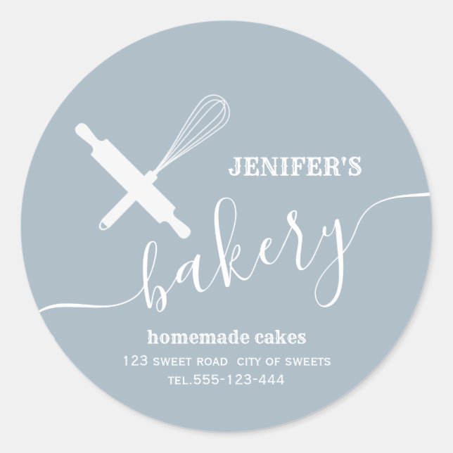 Modernes, Berufliches Walzen von Button Runder Aufkleber (Vorderseite)