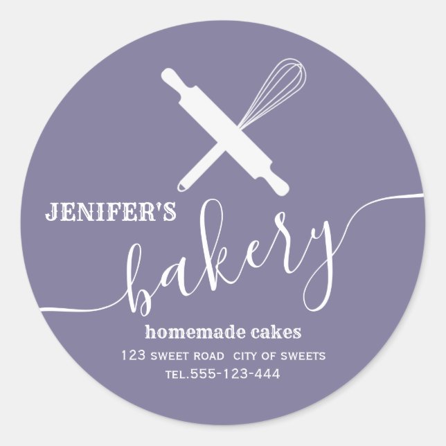 Modernes, Berufliches Walzen von Button Runder Aufkleber (Vorderseite)