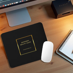 Modernes berufliches Werbematerial für Schwarzgold Mousepad