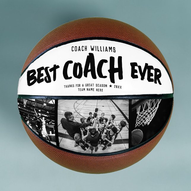 Modernes BEST COACH JE Cool Street Style Collage Basketball (Von Creator hochgeladen)
