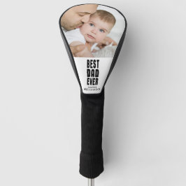 Modernes BEST VATER EVER Foto Personalisiert Golf Headcover