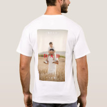 Modernes Best Vater je Portrait Vatertag Foto