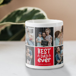 Modernes 'Bester Vater je' 9 Foto Keepake Kaffeetasse