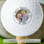 Modernes BESTES GRANDPA PAR-Foto Golfball<br><div class="desc">Für den besonderen Golfbegeisterten Großvater, erstellen Sie einen einzigartigen Foto-Golfball mit dem bearbeitbaren Titel BEST GRANDPA BY PAR. FOTO TIPP: Wählen Sie vor dem Hochladen ein Foto mit dem Thema in der Mitte und/oder schneiden Sie es auf eine quadratische Form vor. Kontaktieren Sie den Designer über den Zazzle Chat oder...</div>