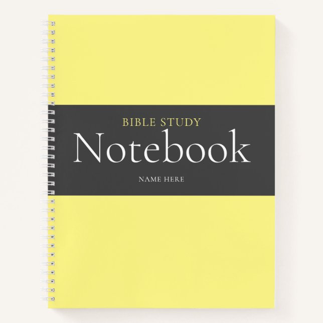 Modernes Bibelstudienbuch Notizbuch (Vorderseite)