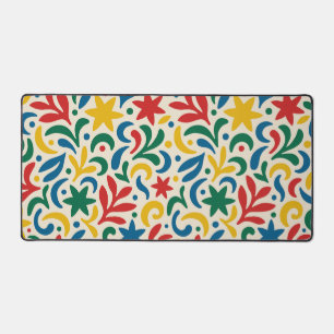 Modernes biophiles Muster Mitte des Jahrhunderts Schreibtischunterlage