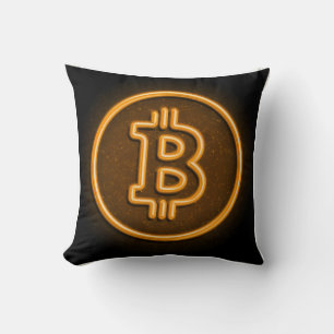 modernes Bitcoin als Kissengeschenk für btc maxi Kissen