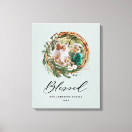 Modernes Blattwerk mit stilvollem, gesegnetes Dreh Leinwanddruck