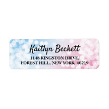 Modernes Blau oder Rosa? Rückgabe des Party nach G