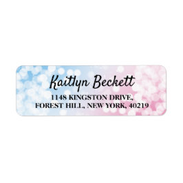 Modernes Blau oder Rosa? Rückgabe des Party nach G