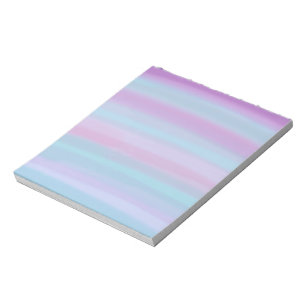 Modernes, blau und Lila gestrichen Notepad Notizblock