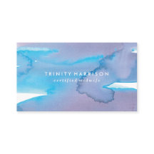 Modernes Blau und Lila Wasserfarbe