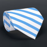 Modernes, blau weiß gestrichelte Vorlage elegant Krawatte<br><div class="desc">Modernes,  blau weiß gestreiftes Template Elegant Neck Tie.</div>