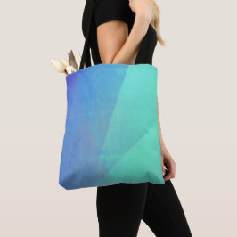 Modernes blaues Aqua und türkisfarbene geometrisch