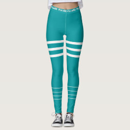 Modernes, blaues Training Leggings