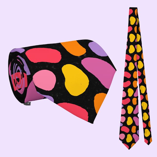 Modernes Blob Swatch Muster Krawatte (Von Creator hochgeladen)