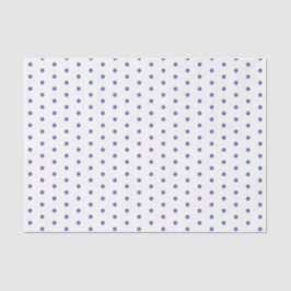 Modernes Blue Polka Dot White Color Geschenkpapier Seidenpapier