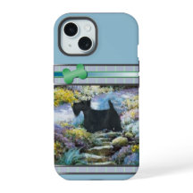 Modernes Blue Scottish Terrier Dog Art