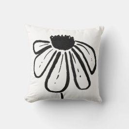 Modernes Blume Kissen