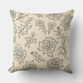 Modernes Blume Kissen B