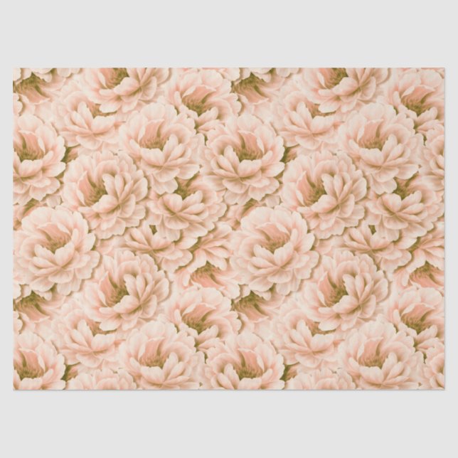 Modernes Blume-Muster für Wasserfarben Seidenpapier (Vorderseite)