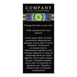 Modernes Blumen-Auge Werbekarte