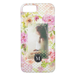 Modernes Blumen-Muster-personalisiertes Case-Mate iPhone Hülle