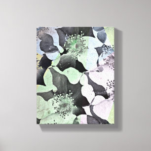 Modernes Blumendesign Leinwanddruck