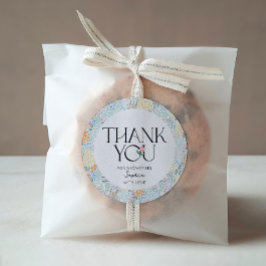 Modernes, blumenfarbenes Baby in der Blütendusche Runder Aufkleber