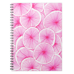 Modernes, blumengeschmücktes Notizbuch, Designern Notizblock
